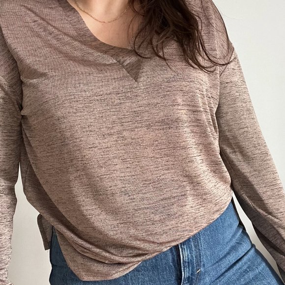 Halston Rose gold oversized shirt - Picture 2 of 10